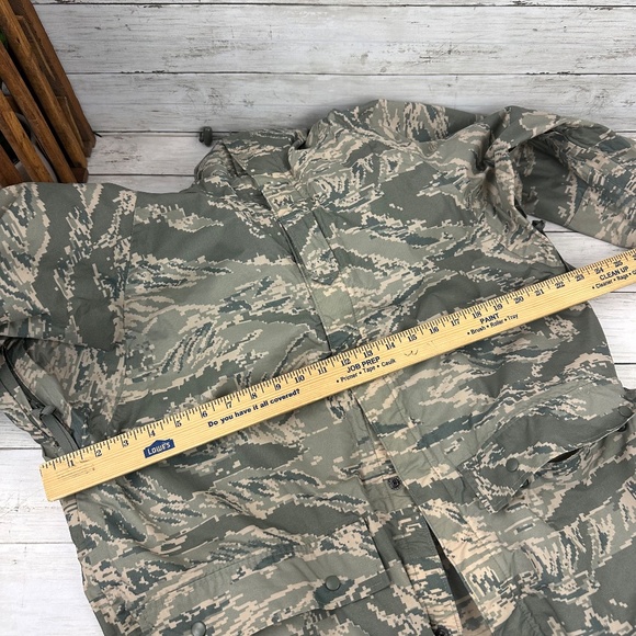 Orc Industries Improved Rainsuit Parka Wet Weather Jacket ACU Pattern XS - Picture 6 of 9